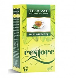 Te-A-Me Tulsi Green Tea Restore  Box  25 pcs